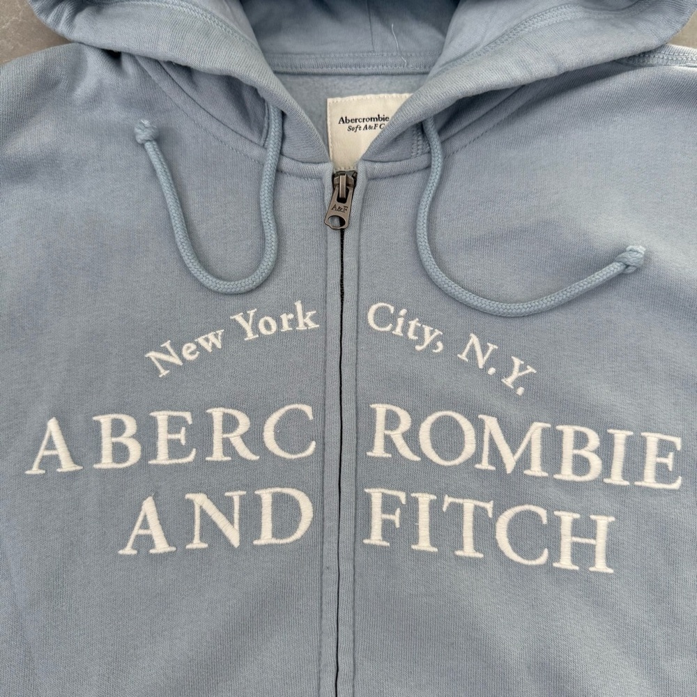 Women’s Abercrombie & Fitch Y2K Soft Collection New York City Full Zip Hoodie M - Picture 3 of 16